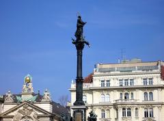 Vienna cityscape with prominent dome and historic buildings