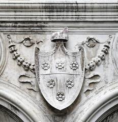 Crest of the Loredan family at the Doge's Palace in Venice