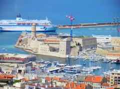 Fort Saint-Jean in Marseille with surrounding landscape