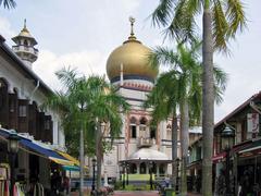 Masjid Sultan from Bussorah Street in Kampong Glam, Singapore, 2004