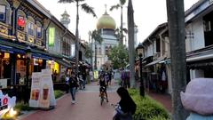 Masjid Sultan Mosque in Arab Street Area, Singapore