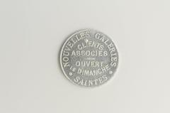 Early 20th-century 10 centimes necessity coin from Saintes