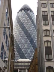 The Gherkin building in London