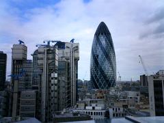 The Gherkin and Lloyds Building in London