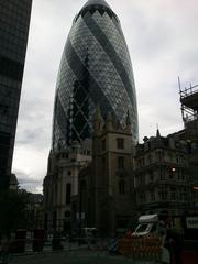 The Gherkin skyscraper in London