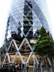 30 St Mary Axe iconic skyscraper in London