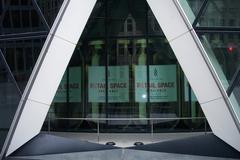 30 St Mary’s Axe in London with the iconic Gherkin building