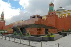 Lenin's Mausoleum in Red Square, Moscow