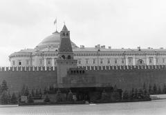 Vörös tér Lenin mauzóleum Fortepan