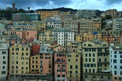 View of Genoa from the Galata Museo del Mare