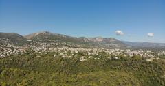 A view of Vence, France from the south-west