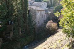 Old olive mill near La Lubiane, a tributary of La Cagne in Vence