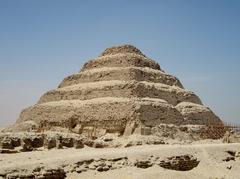 Step Pyramid of Pharaoh Djoser in Saqqara, Egypt