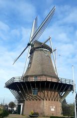 Molen van Sloten windmill in Sloten, Amsterdam