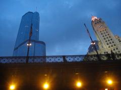 Michigan Avenue Bridge in Chicago