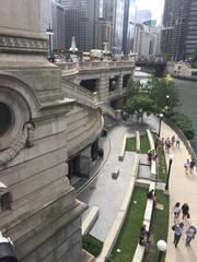 Chicago River view from Michigan Avenue Bridge in 2016