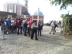 Crowd at Royal Observatory in Greenwich, London