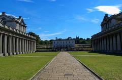 Greenwich Processional Route with Queen's House and Royal Observatory in view