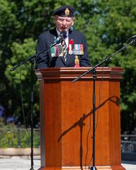 Vice-Admiral Larry Murray at 75th anniversary of VJ Day parade