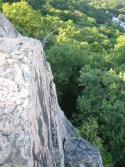 Scenic view of fells cliff