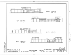 Rudolph M. Schindler House exterior view