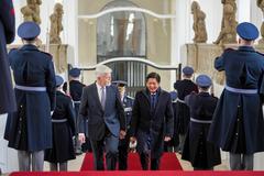 President Ferdinand R. Marcos Jr. receiving arrival honors at Prague Castle