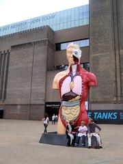 Damian Hirst's hymn outside the Tate Modern