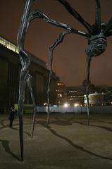 Spider sculpture by Louise Bourgeois on the southern bank of the River Thames in London