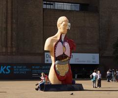 Art installation outside Tate Modern