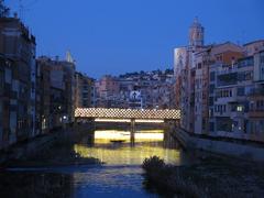 Pont Palanques Vermelles bridge in Girona