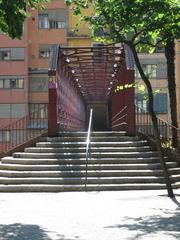 Pont de les Peixateries Velles in Girona, also known as Pont de Ferro or Pont Eiffel