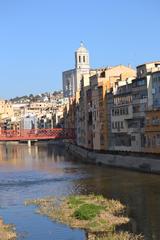 View of Girona from the Stone Bridge