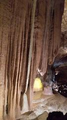 Cave Mira de Aire interior with geological formations