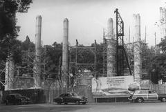 Vintage photograph of Monument to the Boy Heroes in Mexico City