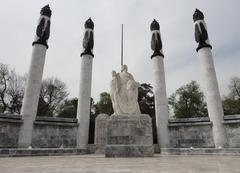 Monument of Niños Héroes at Chapultepec Castle in Mexico