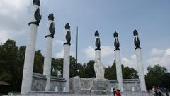 Monument to cadets defending the castle