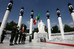 Brazilian President Luiz Inácio Lula da Silva at Heroic Cadets Memorial in Chapultepec Park, Mexico City