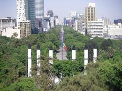 View of Mexico City from Chapultepec Castle