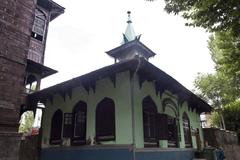 Interior view of Khanqah-e-Moula in Srinagar