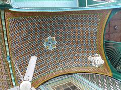 Entrance porch ceiling of Khanqah Shah Hamdan in Srinagar