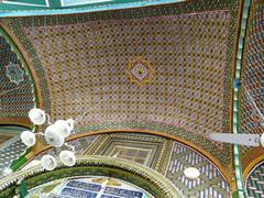 entrance porch ceiling of Khanqah Shah Hamdan in Srinagar