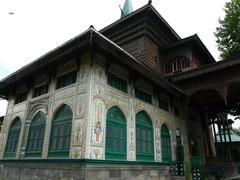 Rear view of Khanqah Shah Hamdan in Srinagar, Jammu and Kashmir, India