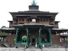 Khanqah Shah Hamdan front facade in Srinagar, Jammu and Kashmir, India