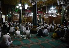 Photo of Khanqah under night sky during Shab-e-Barat