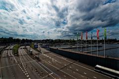 Amsterdam NEMO Science Centre panorama view