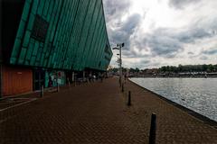 Panoramic view of NEMO Science Centre in Amsterdam