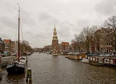 Montelbaanstoren tower in Amsterdam