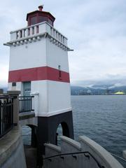 Brockton Point Lighthouse on a sunny day