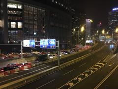 Central Wan Chai Bypass on a sunny day