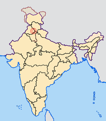 Map of Mohali, India